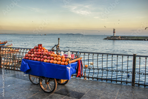 Canvas Print Jus de grenade à Istanbul