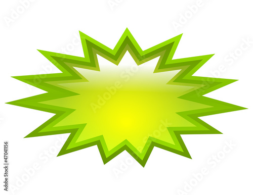 Vector green splash