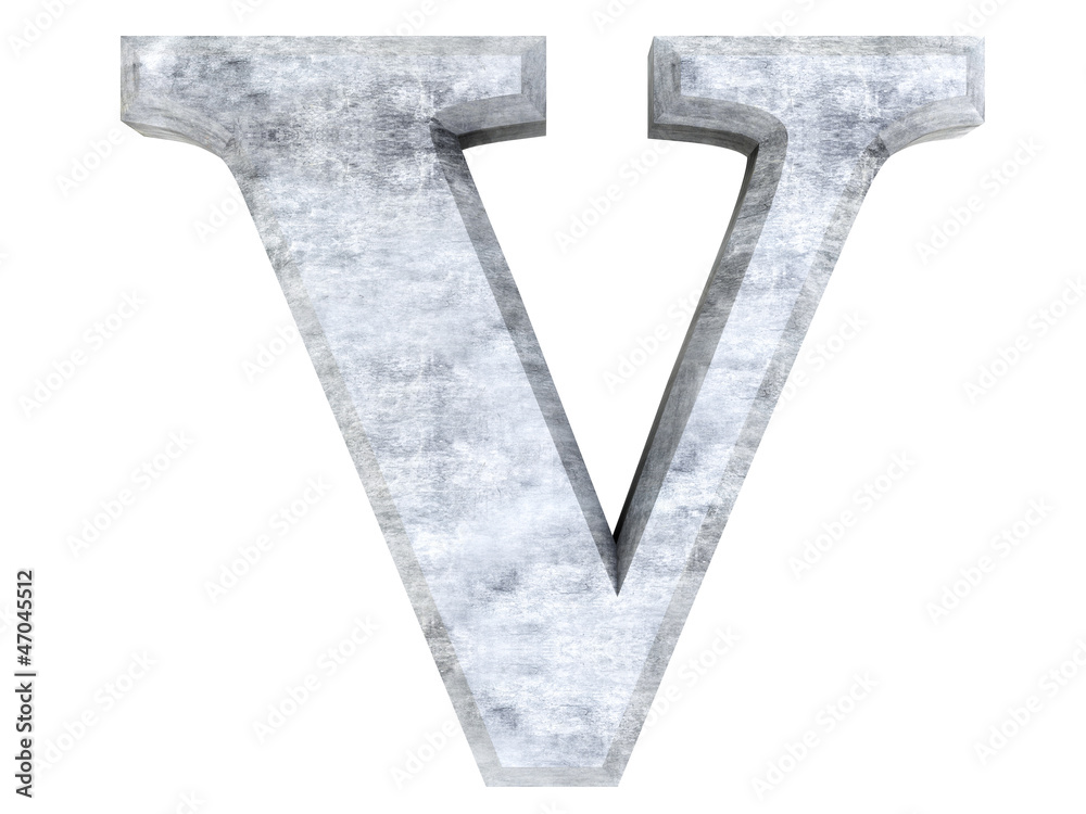 Buchstabe v Buchstabe v