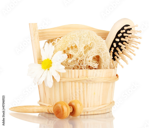 Obraz na płótnie Loofah isolated on white