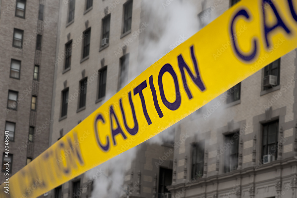 Obraz premium Caution