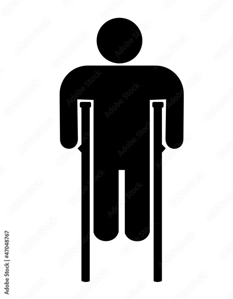 Homme handicapé Homme handicapé