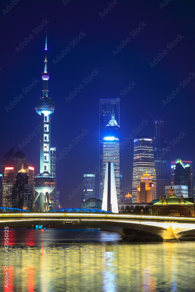 Obraz premium beautiful night shanghai