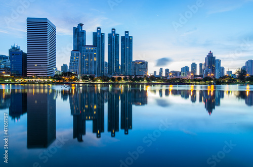 Bangkok cityscape.