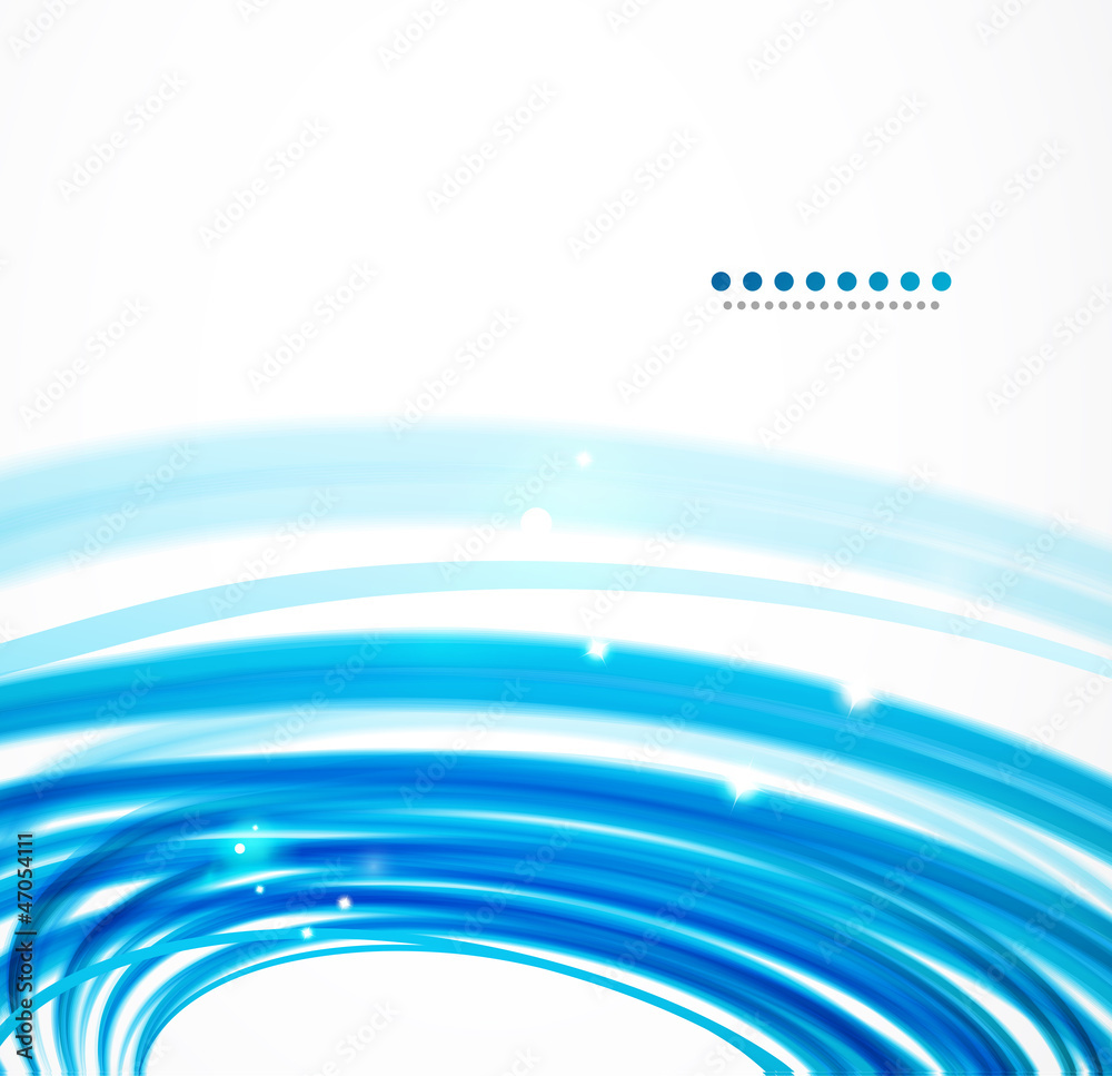 Blue wavy lines Blue wavy lines
