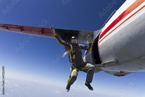 Fototapeta Naklejka Na Ścianę i Meble -  Skydiving photo.