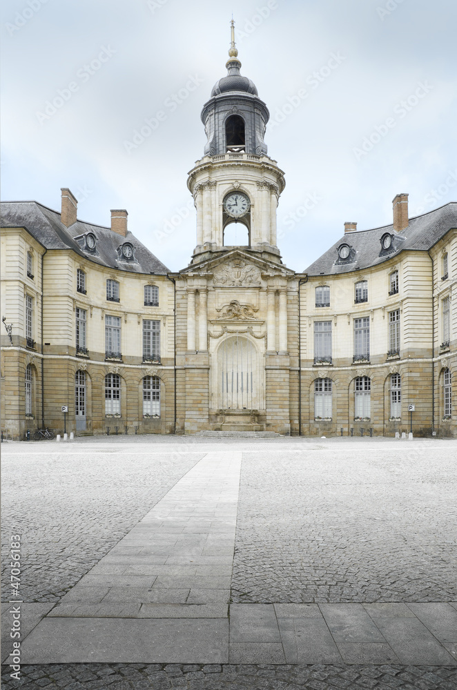 Rennes City Hall of Rennes, Brittany-France