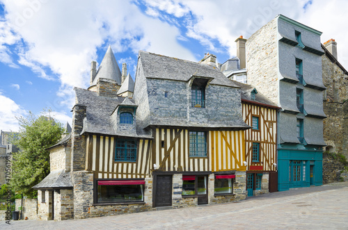 Medieval french houses, Brittany style of houses