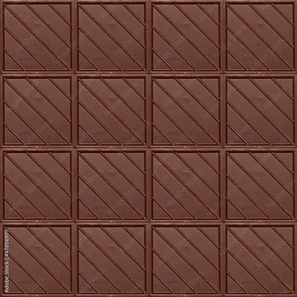 square background from chocolate