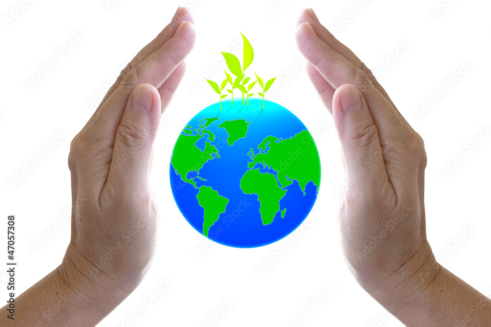abstract globe in the hand, protect our world, save the earth abstract globe in the hand, protect our world, save the earth