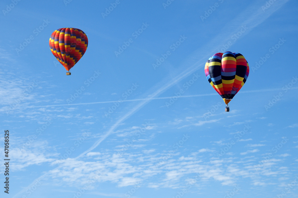 Naklejka premium Montgolfières