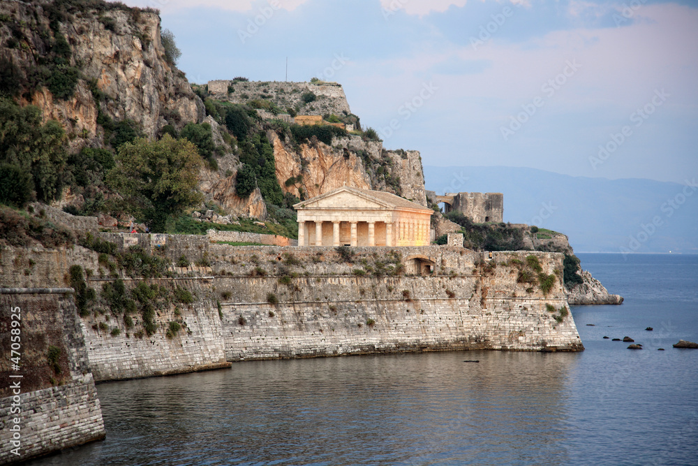 old fort in corfu