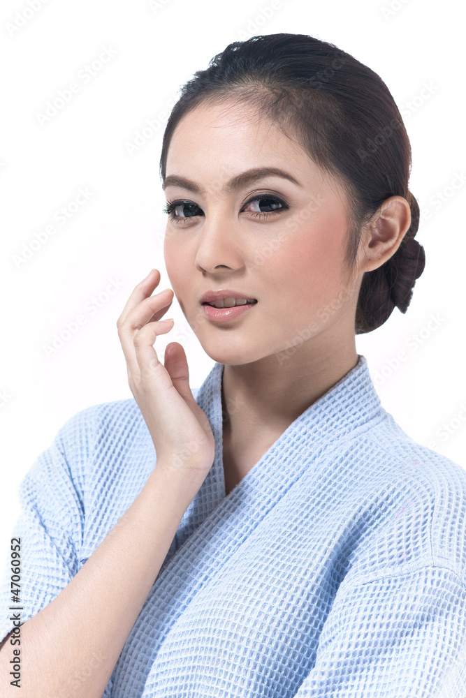 A young asian woman with beauty face A young asian woman with beauty face