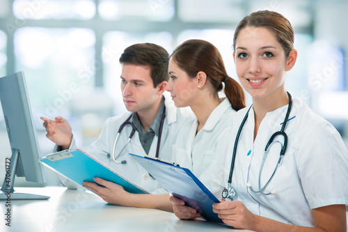 Obraz na plátne Medical students