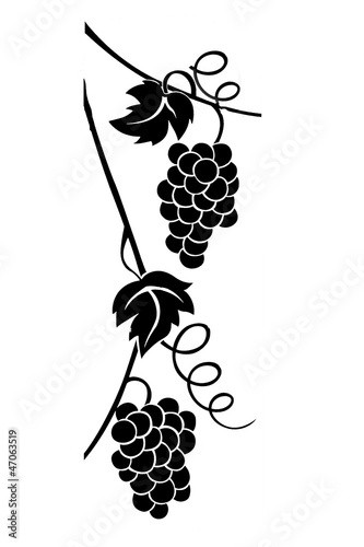 Raisin stylisé