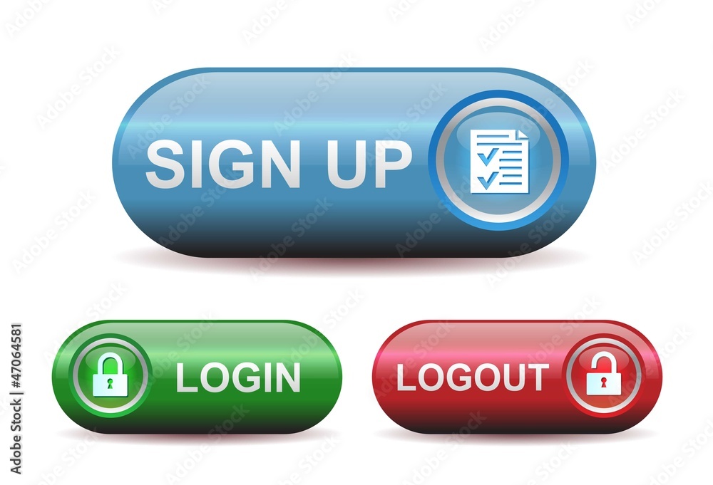 Login and Logout Buttons Login and Logout Buttons