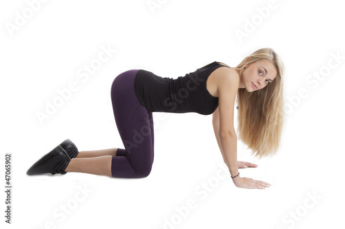 Photography Hohlkreuz beim Yoga - ohne Matte