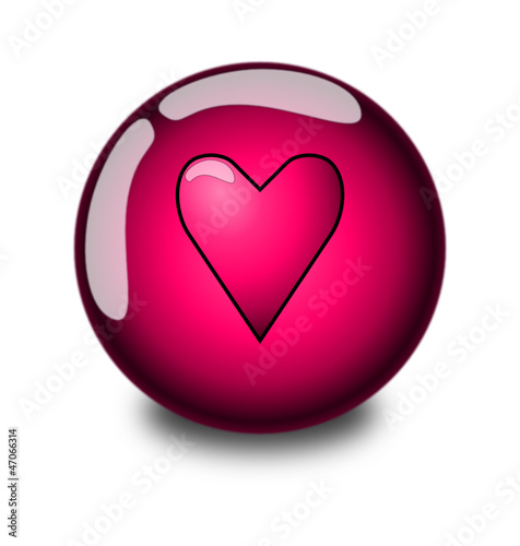 One orb 1.29 - Pink heart