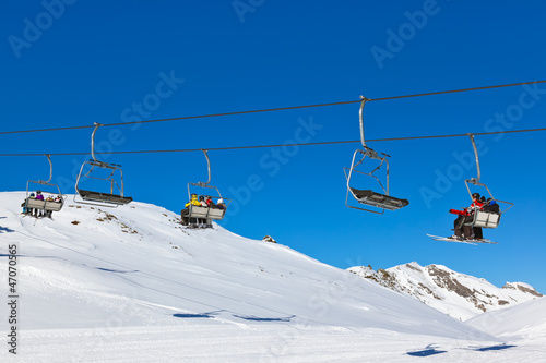 Mountains ski resort Bad Hofgastein - Austria