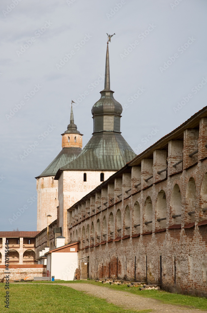 Naklejka premium Архитектурный памятник Русского севера.