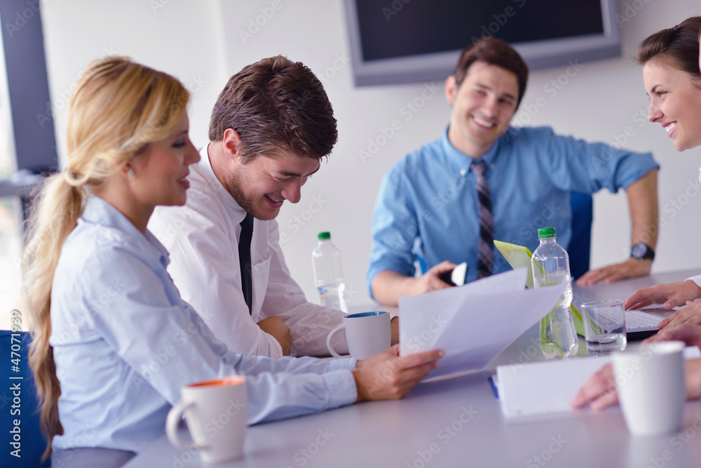 business people in a meeting at office business people in a meeting at office