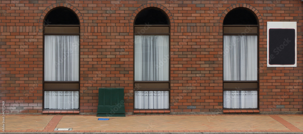 Naklejka premium 3 Arch Windows