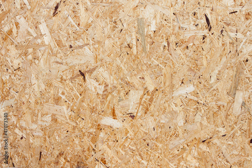 Recycled compressed wood chippings board photo