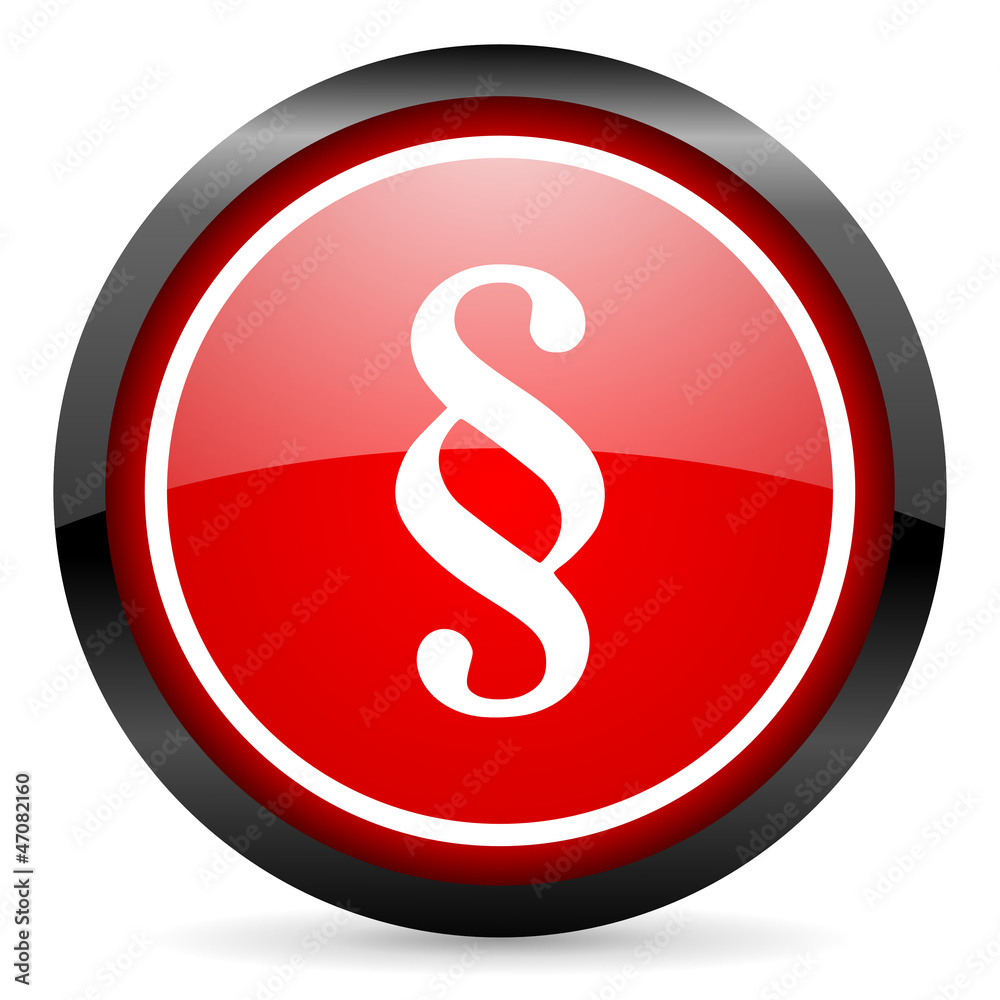 paragraph round red glossy icon on white background paragraph round red glossy icon on white background