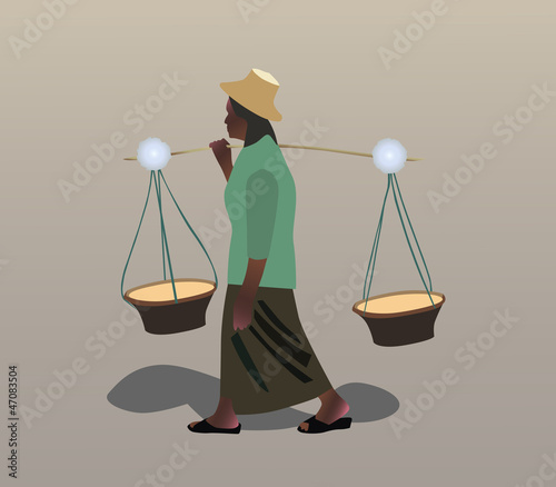 Woman hawker