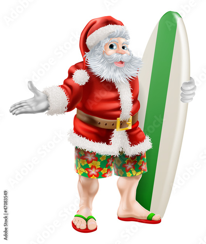 Surf Santa photo