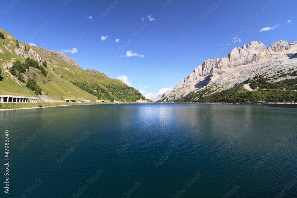 Dolomites - Fedaia lake