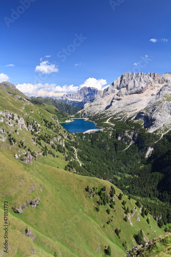 Dolomites - Fedaia pass and lake