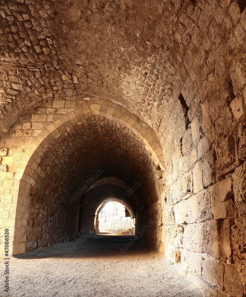 Inside Byblos Crusader Castle, Lebanon