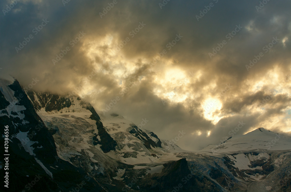 Glacier in austrian alps