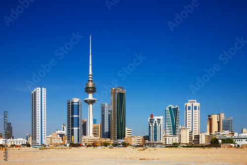 Kuwait City has embraced contemporary architecture photo