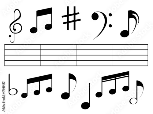 Music notes