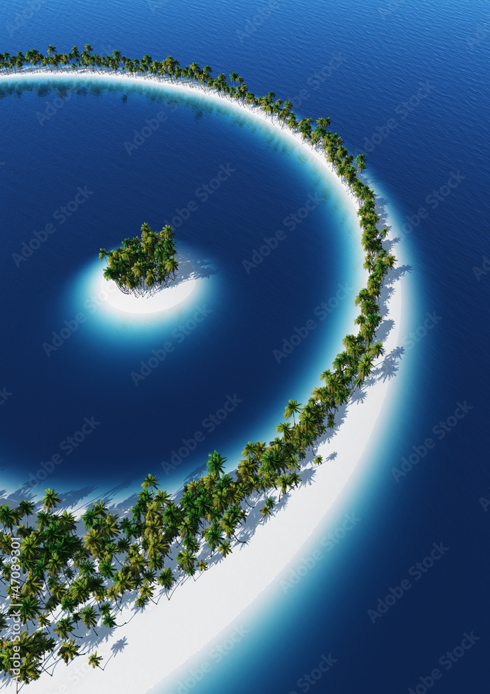 Einsame Insel Konzept - Rundbogen 2