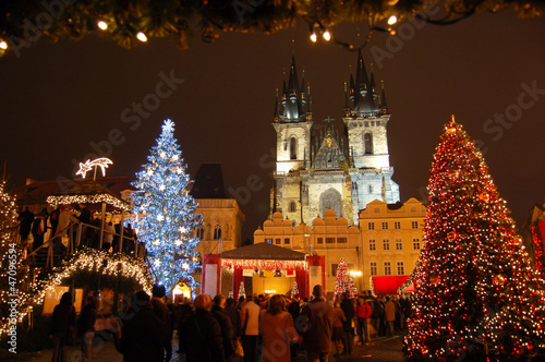 Christmas in Old-town square (Staromestske namesti), Prague