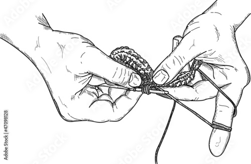 Crochet hands