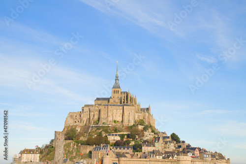 mount of Mont Saint Michel, France