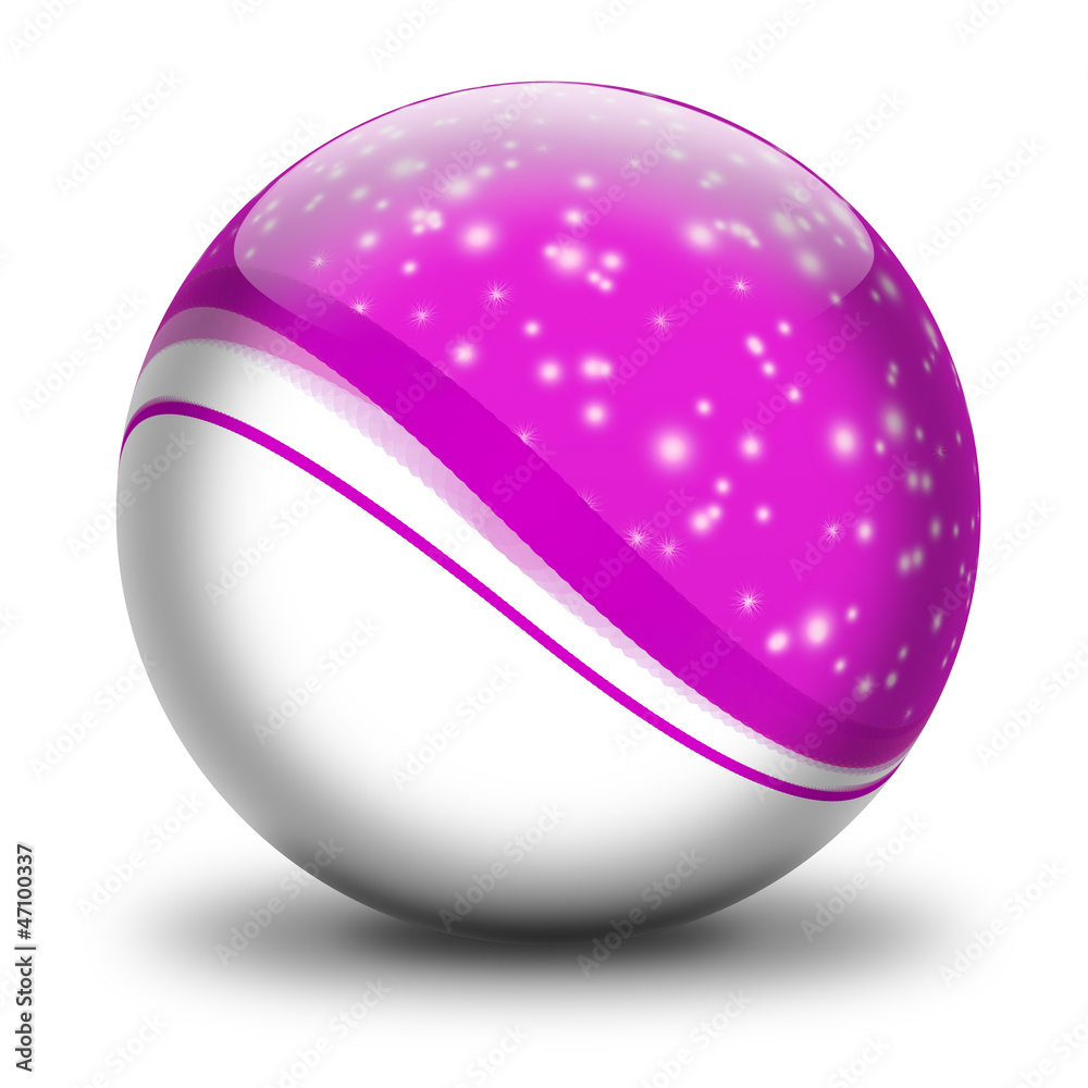 Sfera di natale rosa Sfera di natale rosa