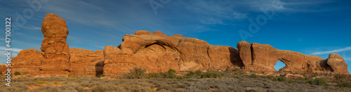 Panorama of the Arches National Park