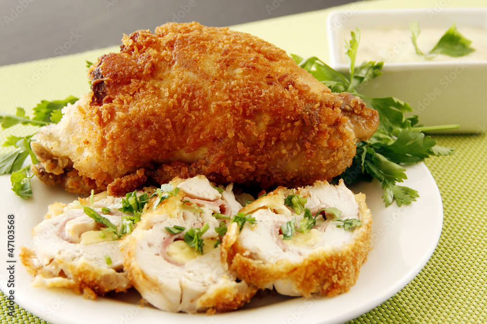 Stuffed fried chicken Stuffed fried chicken