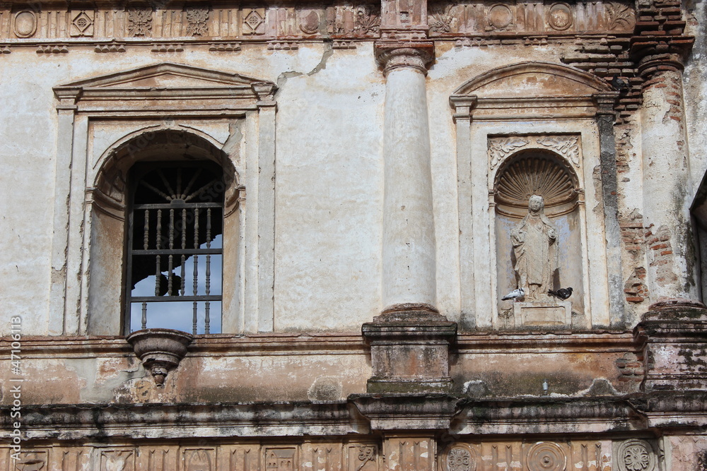 Obraz premium Ruinas de iglesia en Antigua Guatemala