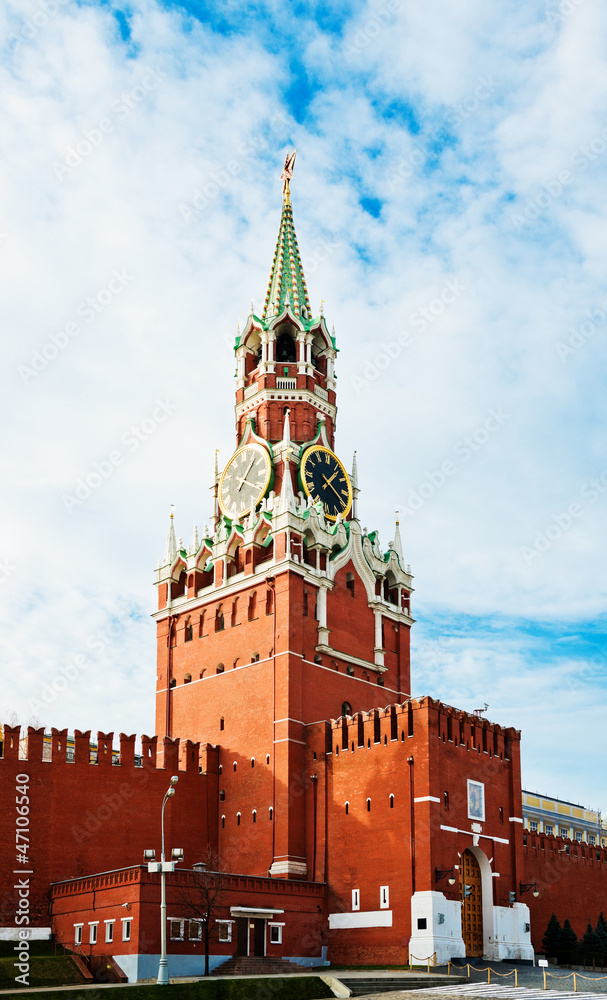 The Saviour (Spasskaya) Tower of Moscow Kremlin, Russia. The Saviour (Spasskaya) Tower of Moscow Kremlin, Russia.