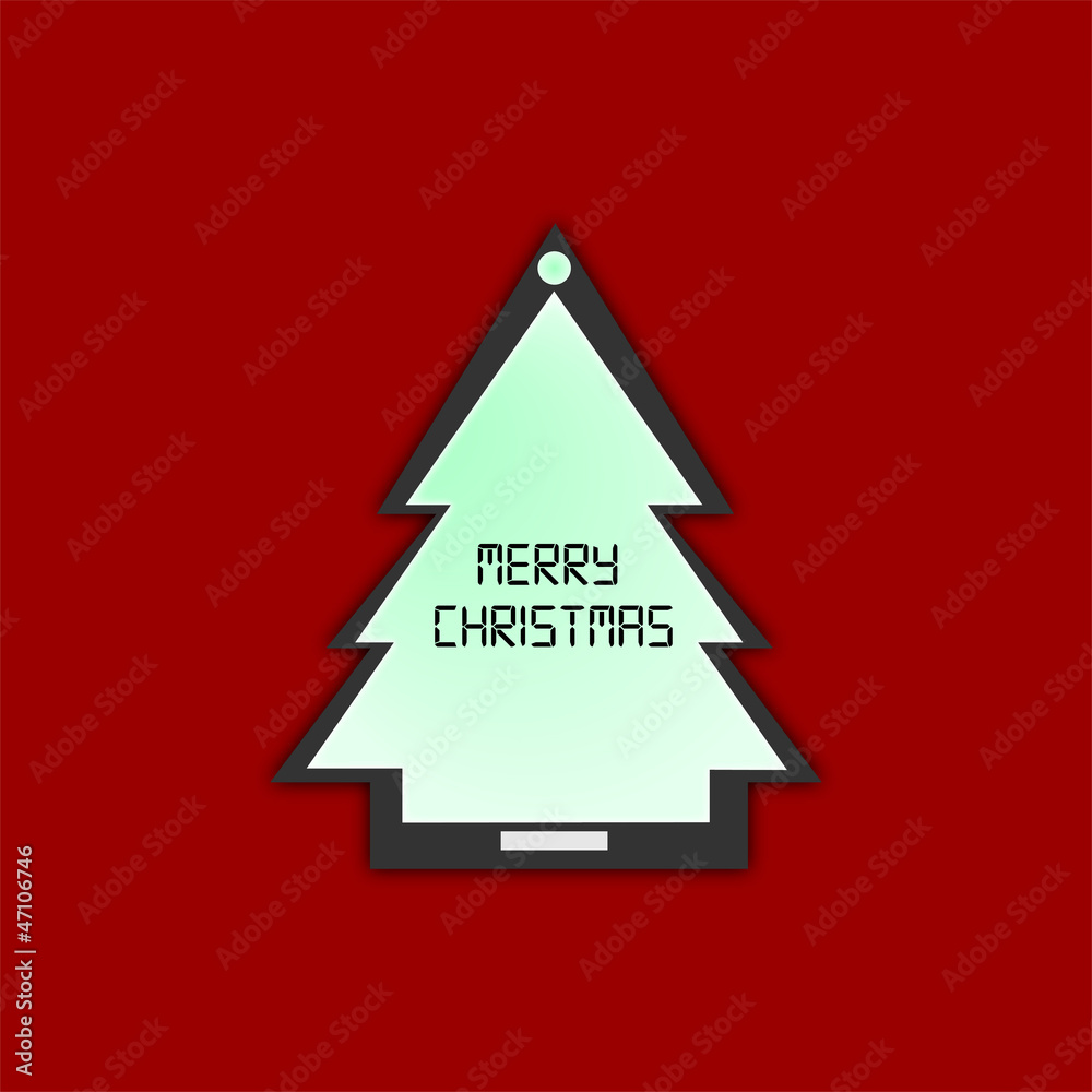 Obraz premium Telephone message of Christmas greetings