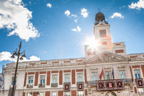 Obraz na płótnie Puerta del sol w salonie