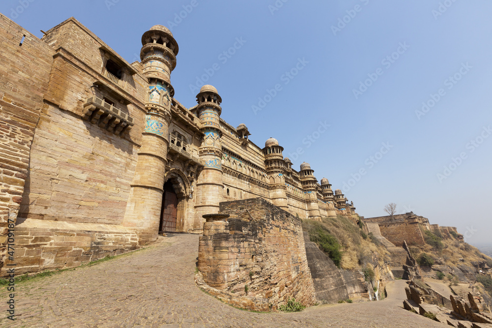 Fototapeta premium Gwalior fort in Madhya Pradesh,