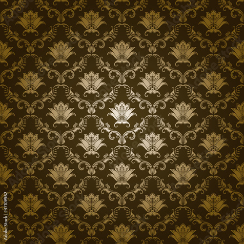 damask seamless floral pattern