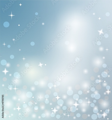 Magic Christmas, blue background